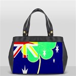 Irish Australian Australia Ireland Shamrock Funny St Patrick Flag Office Handbags (2 Sides)  Front