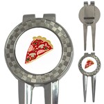 Pizza slice 3-in-1 Golf Divots Front