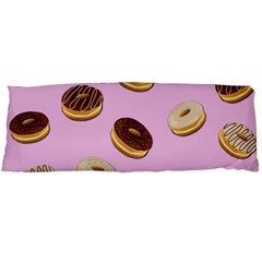 Donuts Pattern - Pink Body Pillow Case (dakimakura) by Valentinaart