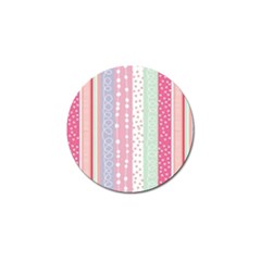 Pink Wood Golf Ball Marker by Brittlevirginclothing