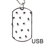 Flies Dog Tag USB Flash (One Side) Front