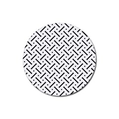 Geometric Pattern Rubber Round Coaster (4 Pack)  by Amaryn4rt