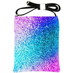 Rainbow Sparkles Shoulder Sling Bags by Brittlevirginclothing