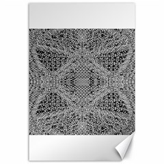 Gray Psychedelic Background Canvas 24  X 36  by Amaryn4rt