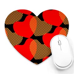 Heart Pattern Heart Mousepads by Amaryn4rt