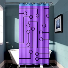 Peripherals Shower Curtain 36  X 72  (stall)  by Amaryn4rt