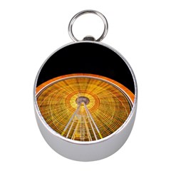 Abstract Blur Bright Circular Mini Silver Compasses by Amaryn4rt