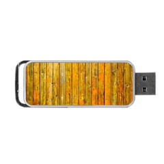 Background Wood Lath Board Fence Portable Usb Flash (one Side) by Amaryn4rt