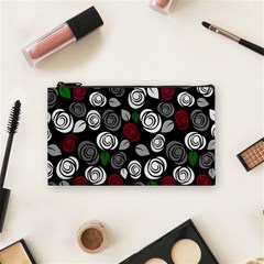 Elegant Roses Design Cosmetic Bag (small)  by Valentinaart