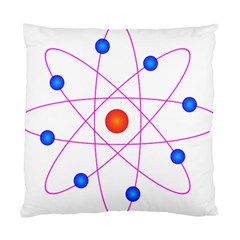 Atom Model Vector Clipart Standard Cushion Case (one Side) by Nexatart