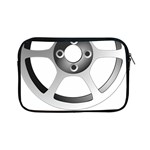 Car Wheel Chrome Rim Apple iPad Mini Zipper Cases Front