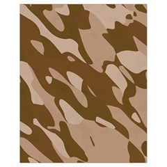 Background For Scrapbooking Or Other Beige And Brown Camouflage Patterns Drawstring Bag (small) by Nexatart