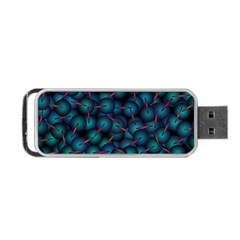 Background Abstract Textile Design Portable Usb Flash (two Sides) by Nexatart