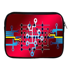 Board Circuits Trace Control Center Apple Ipad 2/3/4 Zipper Cases by Nexatart