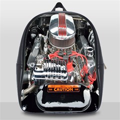 Car Engine School Bags (xl)  by Nexatart