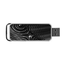 Fractal Mathematics Abstract Portable Usb Flash (one Side) by Nexatart