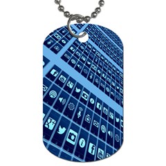 Mobile Phone Smartphone App Dog Tag (one Side) by Nexatart