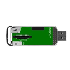 Raspberry Pi 3 Vector Portable Usb Flash (one Side) by Nexatart