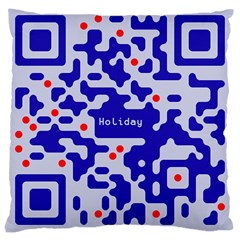 Qr Code Congratulations Large Cushion Case (one Side) by Nexatart