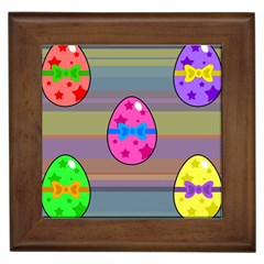 Holidays Occasions Easter Eggs Framed Tiles by Nexatart