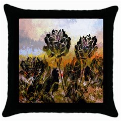 Abstract Digital Art Throw Pillow Case (black) by Nexatart