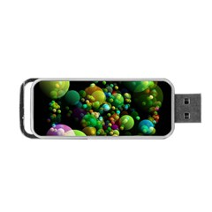 Abstract Balls Color About Portable Usb Flash (one Side) by Nexatart