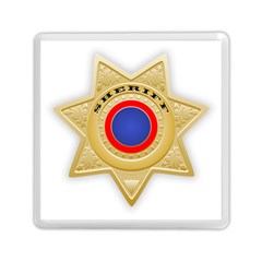 Sheriff S Star Sheriff Star Chief Memory Card Reader (square)  by Nexatart