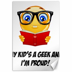 Geek Kid Canvas 24  X 36  by athenastemple