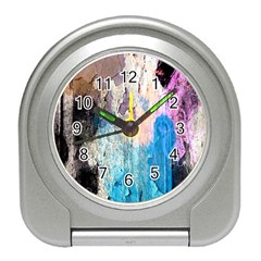 Peelingpaint Travel Alarm Clocks by digitaldivadesigns