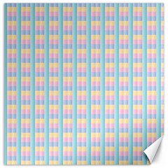 Grid Squares Texture Pattern Canvas 16  X 16   by Nexatart