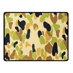 Army Camouflage Pattern Fleece Blanket (small) by Nexatart