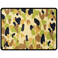 Army Camouflage Pattern Double Sided Fleece Blanket (large)  by Nexatart