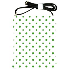 Saint Patrick Motif Pattern Shoulder Sling Bags by dflcprints