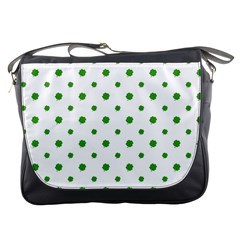 Saint Patrick Motif Pattern Messenger Bags by dflcprints