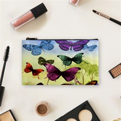 Butterfly Painting Art Graphic Cosmetic Bag (small)  by Nexatart