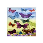 Butterfly Painting Art Graphic Satin Bandana Scarf Front