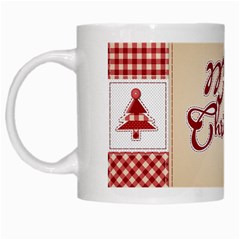 Christmas Xmas Patterns Pattern White Mugs by Nexatart