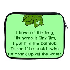 Little Frog Poem Apple Ipad 2/3/4 Zipper Cases by athenastemple