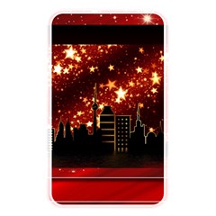 City Silhouette Christmas Star Memory Card Reader by Nexatart