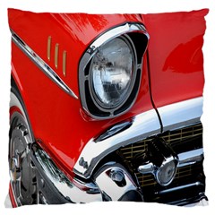 Classic Car Red Automobiles Large Cushion Case (one Side) by Nexatart