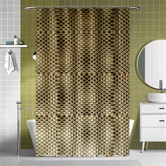 Fashion Style Glass Pattern Shower Curtain 48  X 72  (small)  by Nexatart