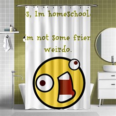 Weirdo Shower Curtain 48  X 72  (small)  by athenastemple