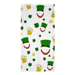 St  Patrick s Day Pattern Shower Curtain 36  X 72  (stall)  by Valentinaart