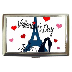 Valentine s Day - Paris Cigarette Money Cases by Valentinaart