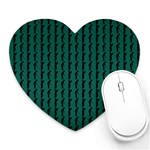 Golf Golfer Background Silhouette Heart Mousepads Front