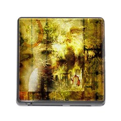 Grunge Texture Retro Design Memory Card Reader (square) by Nexatart