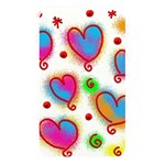 Love Hearts Shapes Doodle Art Memory Card Reader Front