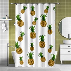 Pineapples Pattern Shower Curtain 48  X 72  (small)  by Valentinaart