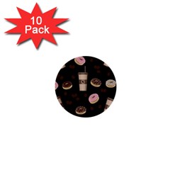 Coffee Break 1  Mini Buttons (10 Pack)  by Valentinaart