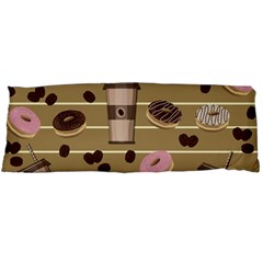 Coffee And Donuts  Body Pillow Case (dakimakura) by Valentinaart